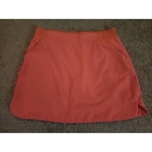 32 Degrees Cool Skort Women's Size Med Coral Pockets Built In Shorts Stretch